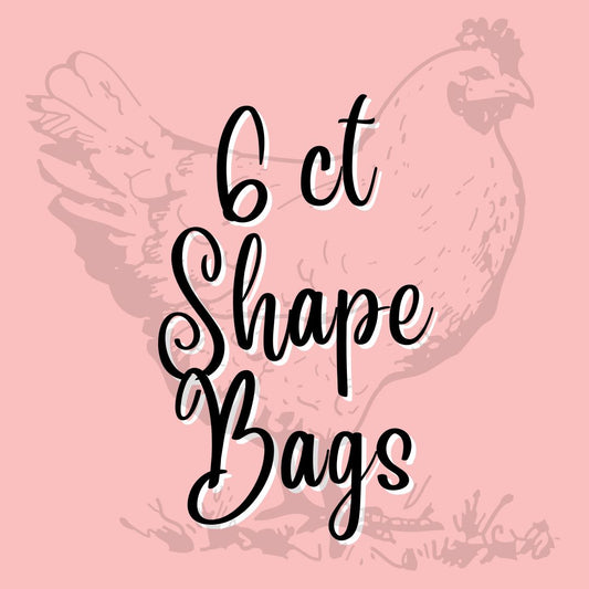 6 Ct Shapes (Local Customers - Made to Order - See Full Details)